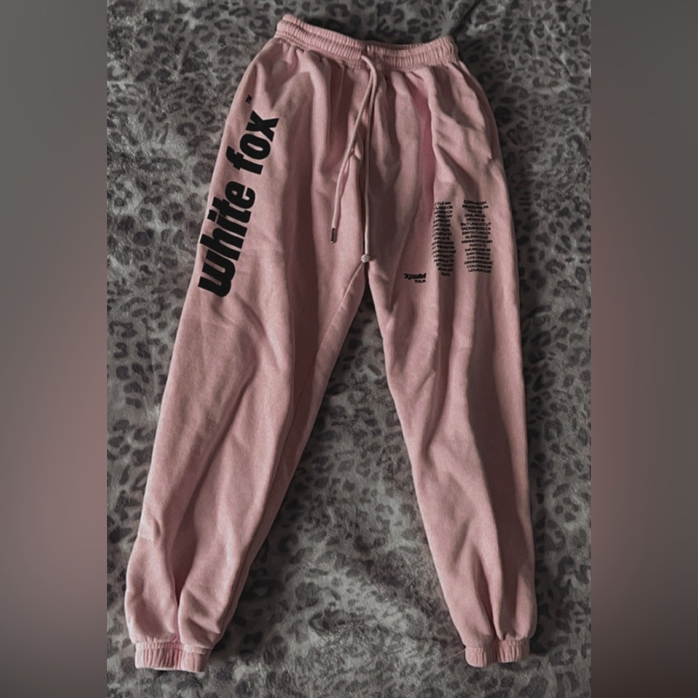 White Fox Sweatpants XS